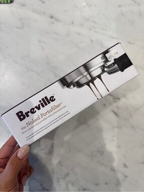 Breville the Naked Portafilter 58mm Stainless Steel Bottomless Base